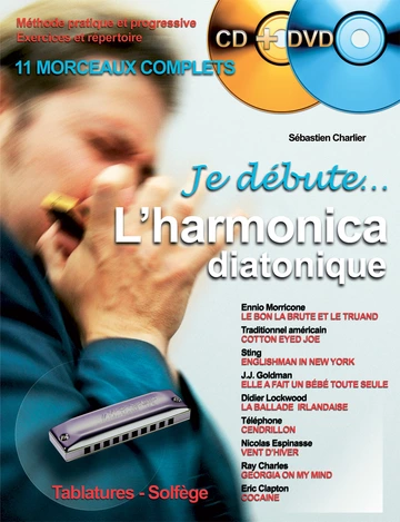 Je débute l&amp;#039;harmonica CD + DVD Visuel